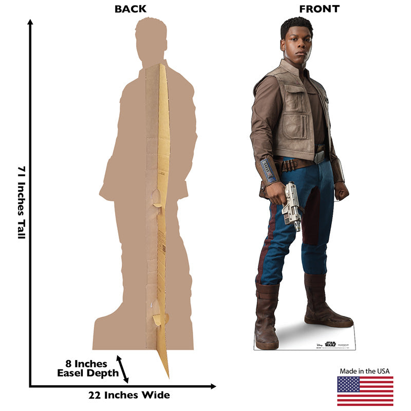 FINN "Star Wars: The Rise of Skywalker" Lifesize Cardboard Cutout Standup Standee - Back
