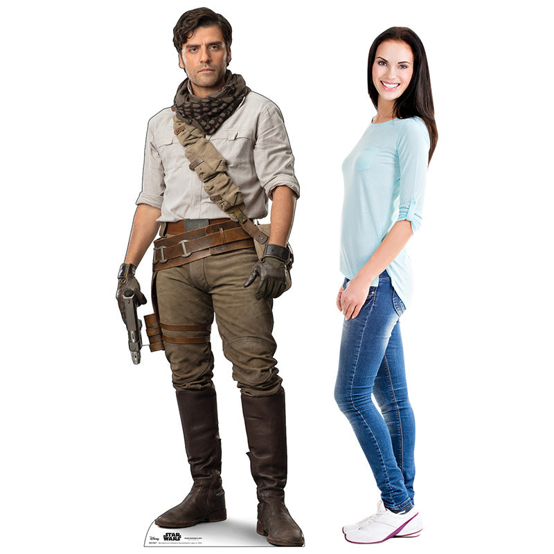 POE DAMERON "Star Wars: The Rise of Skywalker" Lifesize Cardboard Cutout Standup Standee - Example
