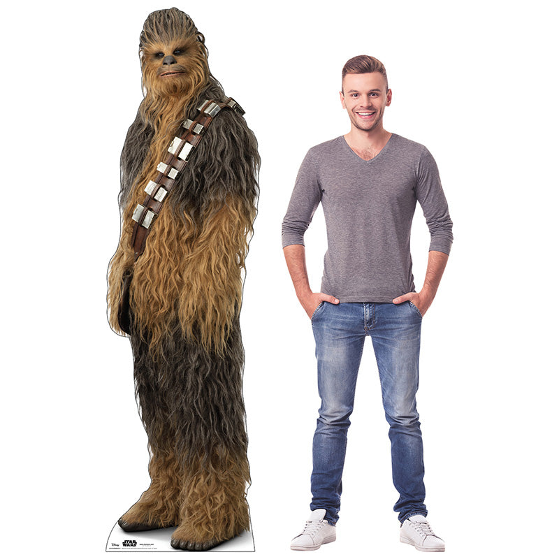 CHEWBACCA "Star Wars: The Rise of Skywalker" Lifesize Cardboard Cutout Standup Standee - Example