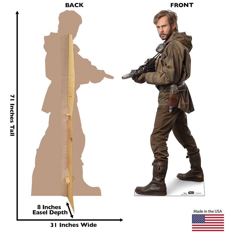 RESISTANCE TROOPER "Star Wars: The Rise of Skywalker" Lifesize Cardboard Cutout Standup Standee - Back