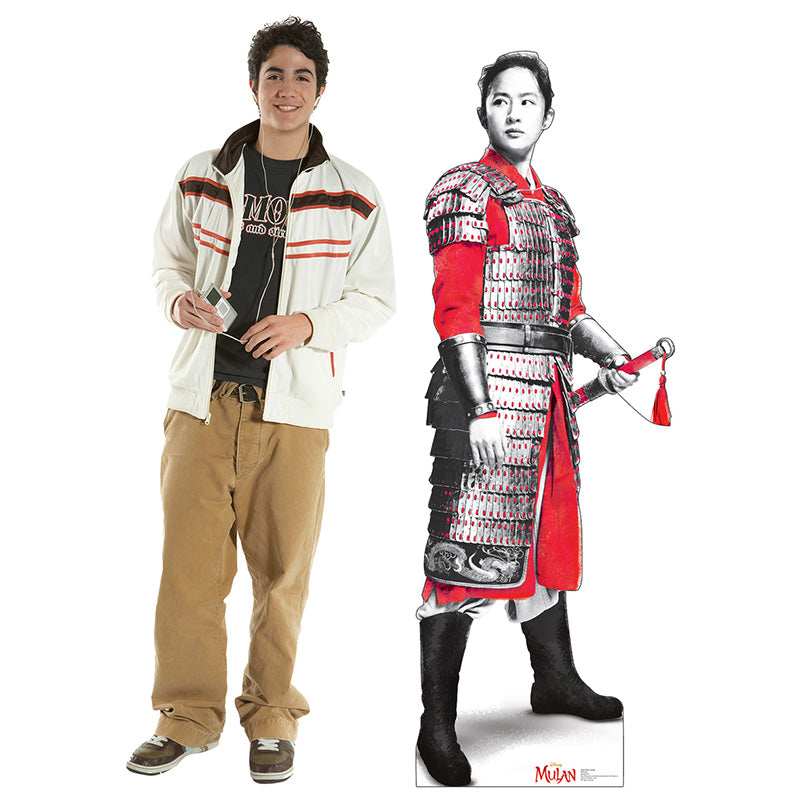 MULAN AS SOLDIER "Mulan (2020)" Lifesize Cardboard Cutout Standup Standee - Example