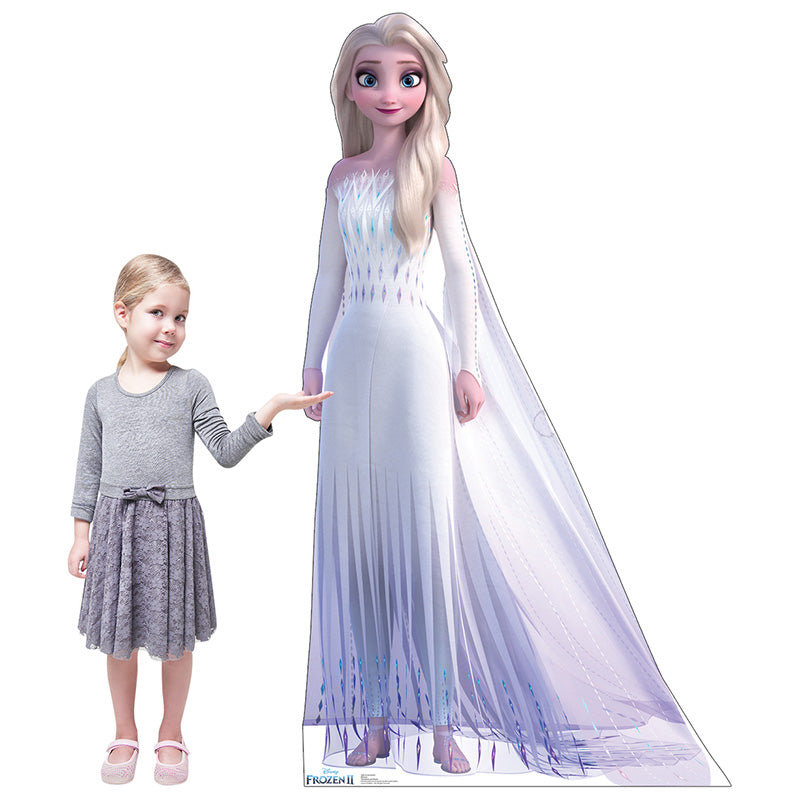 QUEEN ELSA IN EPILOGUE GOWN "Frozen II" Cardboard Cutout Standup / Standee