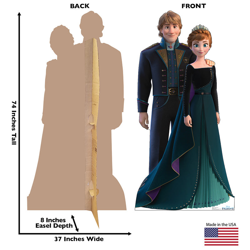ANNA & KRISTOFF "Frozen II" Cardboard Cutout Standup / Standee