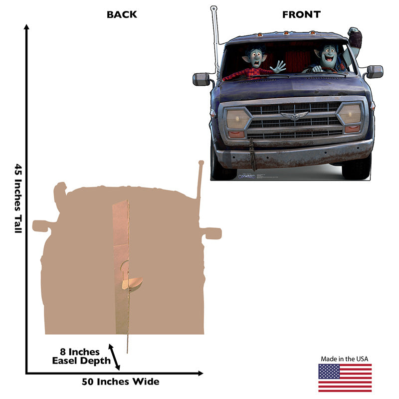 IAN AND BARLEY LIGHTFOOT IN VAN "Onward" Cardboard Cutout Standup / Standee