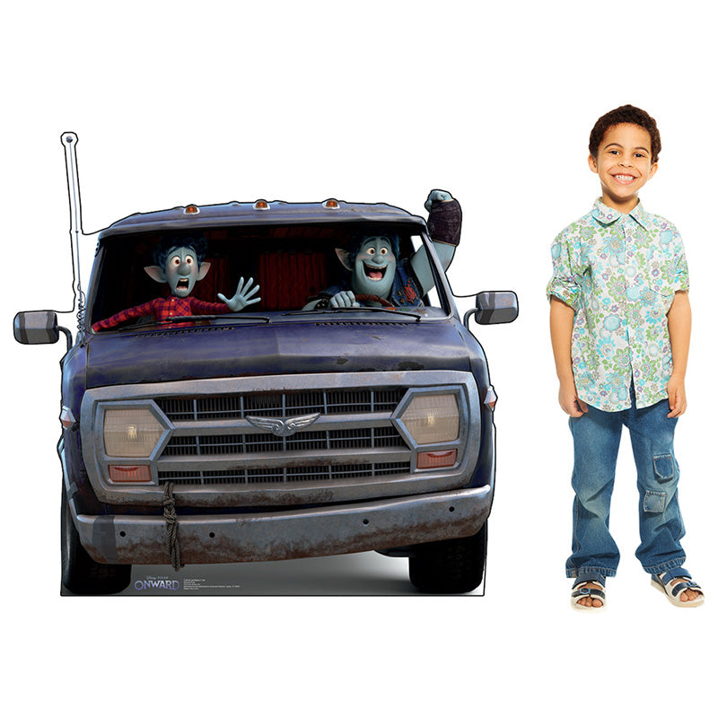 IAN AND BARLEY LIGHTFOOT IN VAN "Onward" Cardboard Cutout Standup / Standee