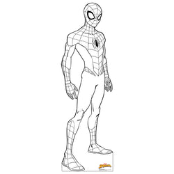 COLOR ME SPIDER-MAN Cardboard Cutout Standup / Standee