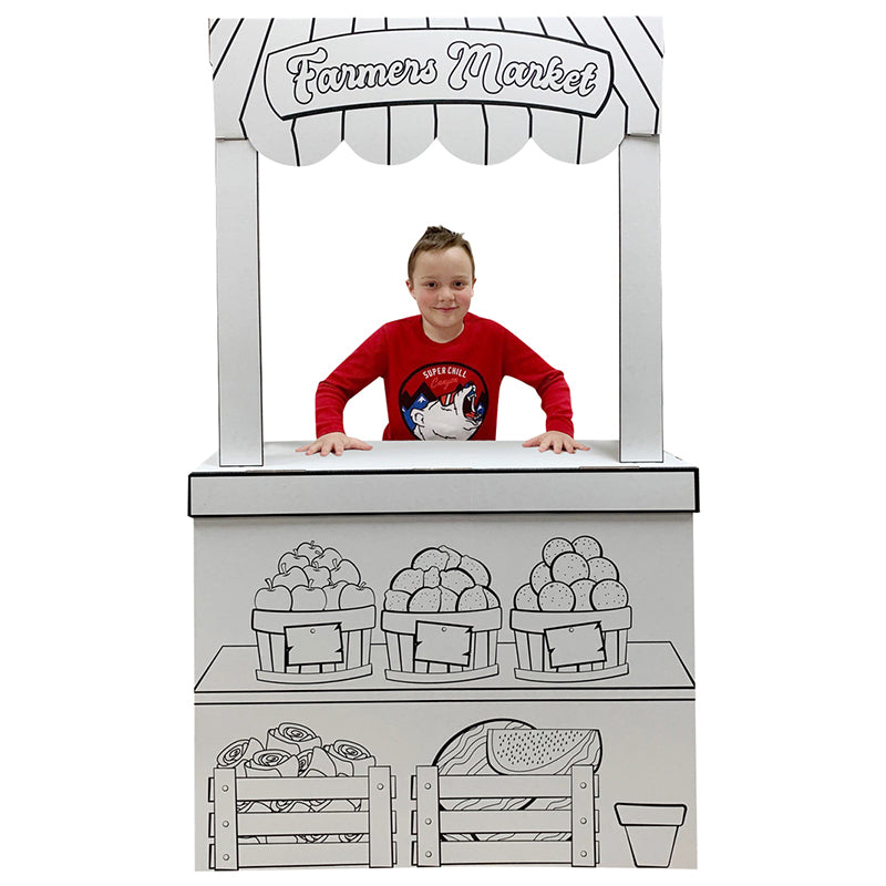 COLOR ME FARMERS MARKET STAND Cardboard Cutout Standup / Standee