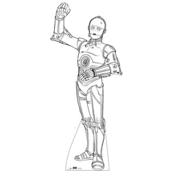 COLOR ME C-3PO FROM