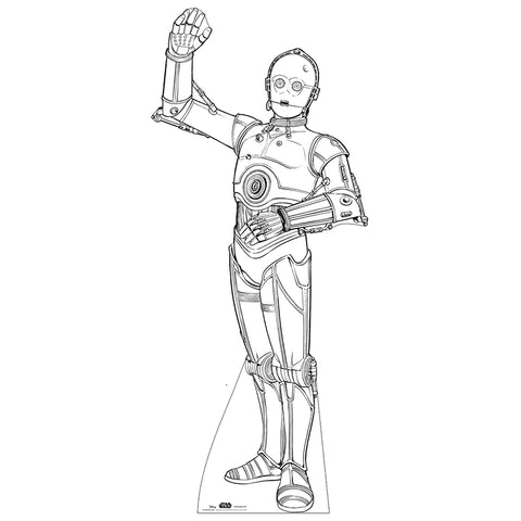 COLOR ME C-3PO FROM