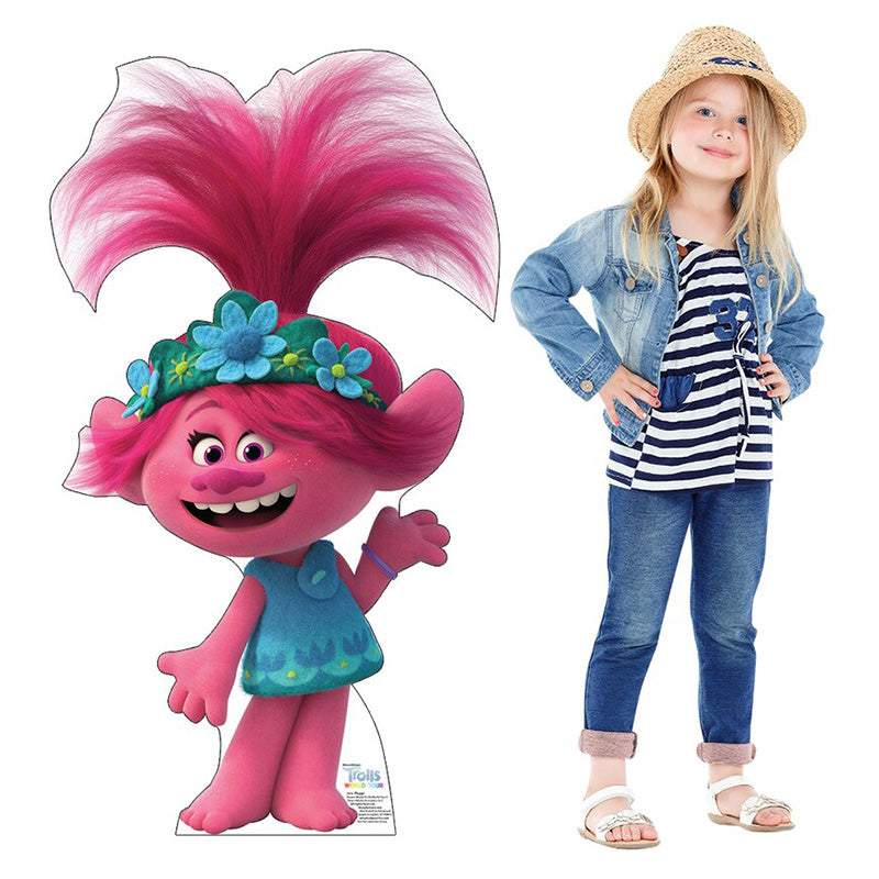 QUEEN POPPY "Trolls World Tour" Cardboard Cutout Standup / Standee