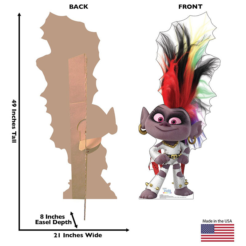 QUEEN BARB "Trolls World Tour" Cardboard Cutout Standup / Standee