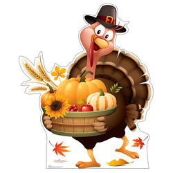 FESTIVE TURKEY Cardboard Cutout Standup / Standee