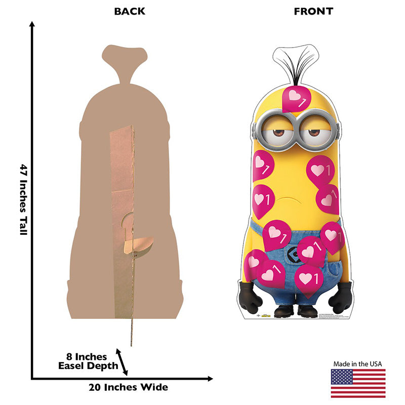 VALENTINE'S DAY KEVIN "Minions" Cardboard Cutout Standup / Standee