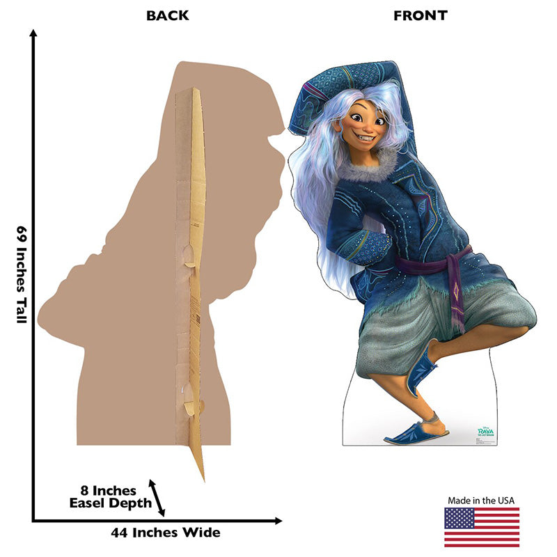 SISU "Raya and the Last Dragon" Cardboard Cutout Standup / Standee