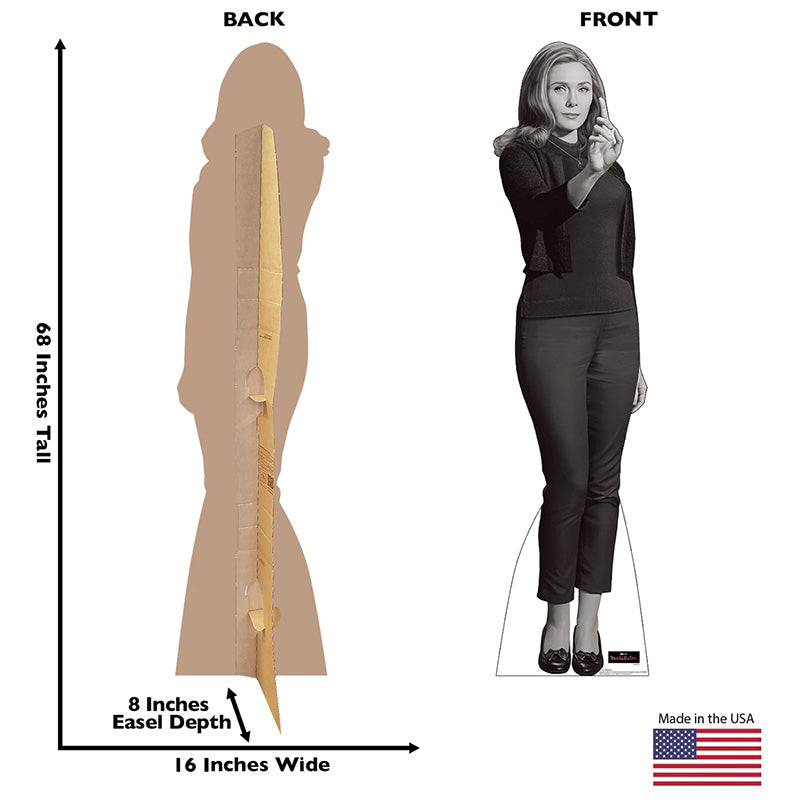 WANDA MAXIMOFF / SCARLET WITCH "WandaVision" Cardboard Cutout Standup / Standee