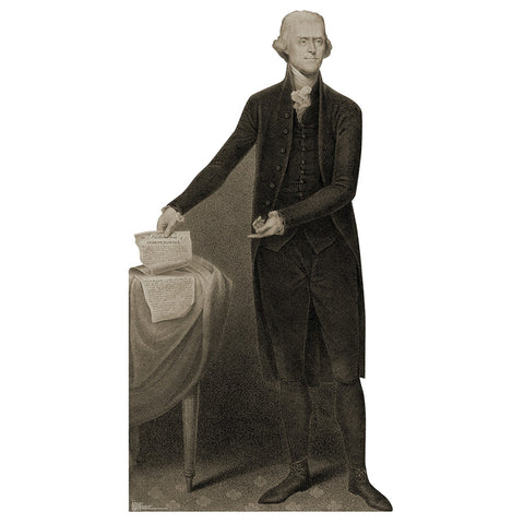 PRESIDENT THOMAS JEFFERSON Cardboard Cutout Standup / Standee