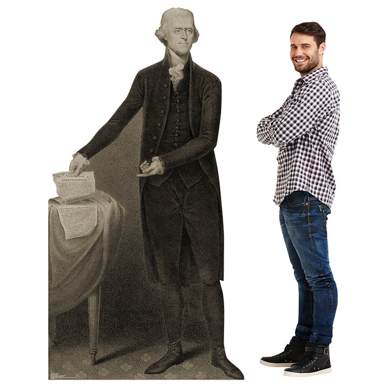 PRESIDENT THOMAS JEFFERSON Cardboard Cutout Standup / Standee
