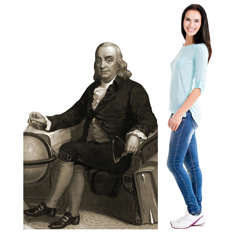 BENJAMIN FRANKLIN Cardboard Cutout Standup / Standee