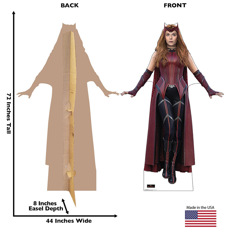SCARLET WITCH / WANDA MAXIMOFF "WandaVision" Cardboard Cutout Standup / Standee