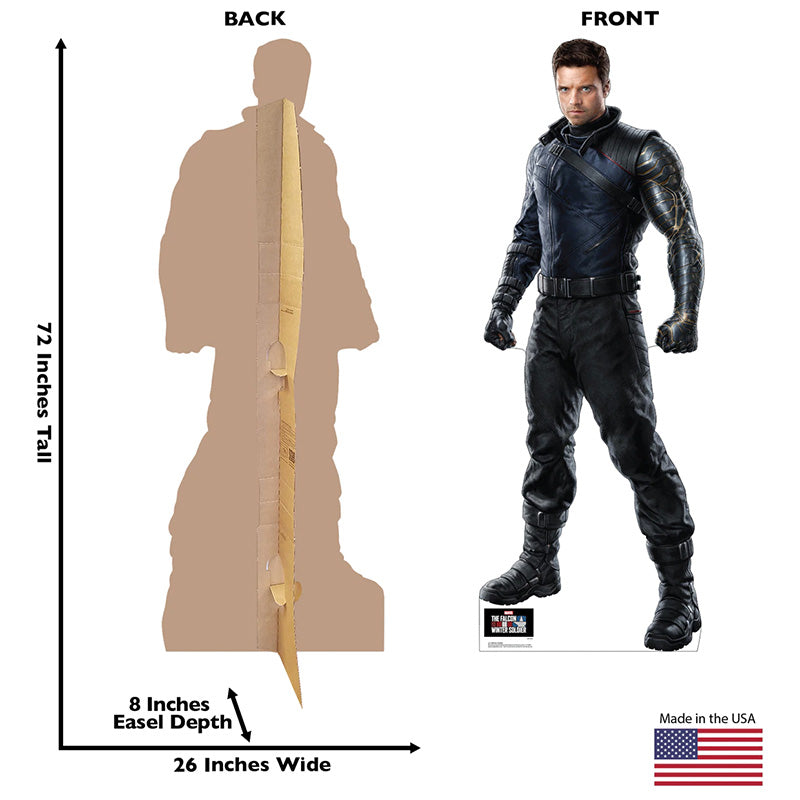 WINTER SOLDIER "The Falcon and the Winter Soldier" Cardboard Cutout Standup / Standee