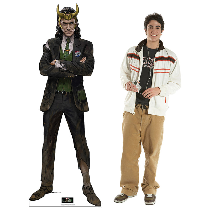 LOKI WITH HORNS "Loki" Cardboard Cutout Standup / Standee