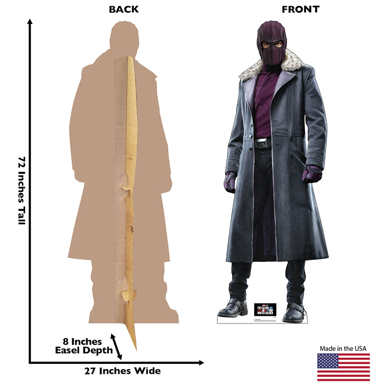 BARON HELMUT ZEMO "The Falcon and the Winter Soldier" Cardboard Cutout Standup / Standee