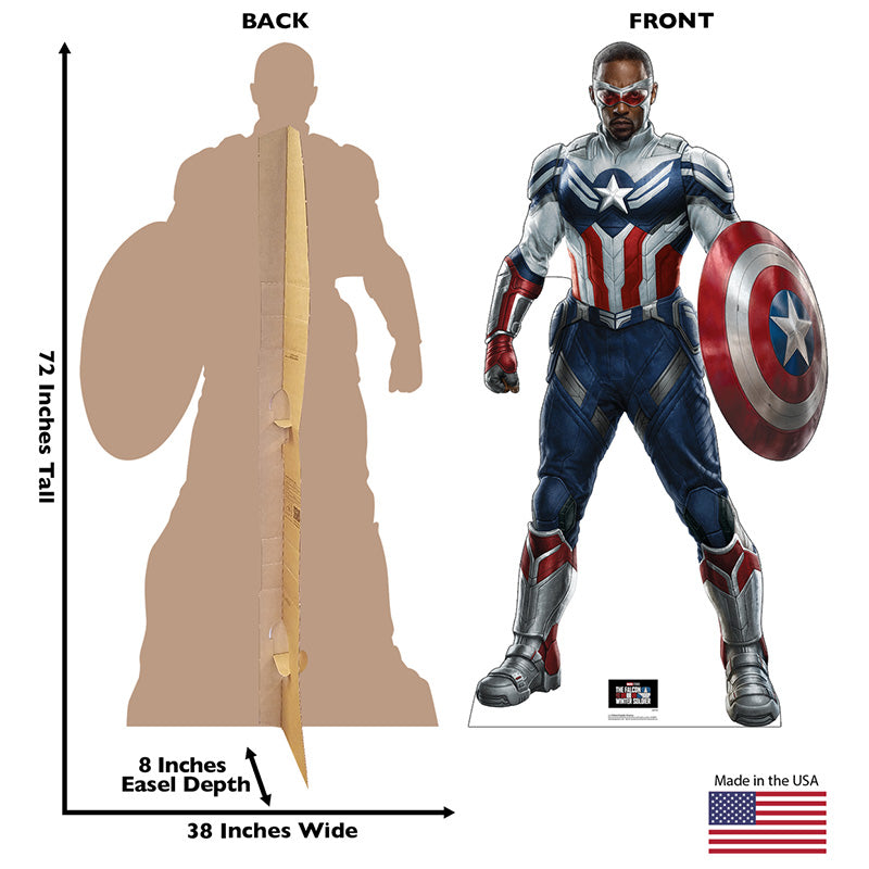 FALCON CAPTAIN AMERICA "The Falcon and the Winter Soldier" Cardboard Cutout Standup / Standee
