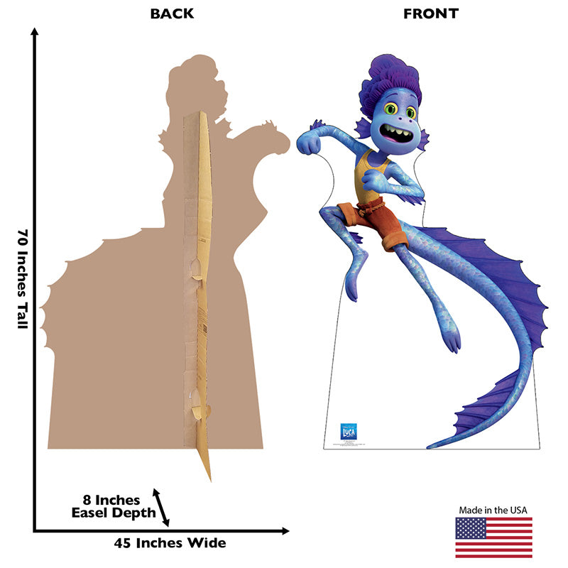 ALBERTO AS SEA MONSTER "Luca" Cardboard Cutout Standup / Standee