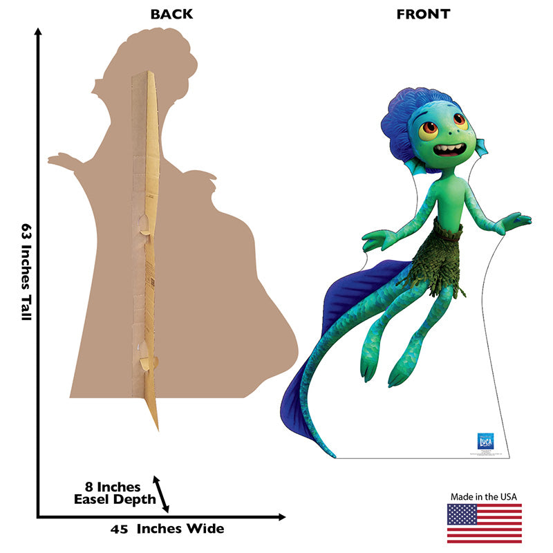 LUCA AS SEA MONSTER "Luca" Cardboard Cutout Standup / Standee