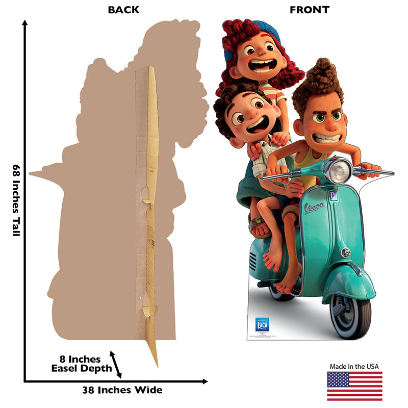 LUCA, ALBERTO AND GIULIA "Luca" Cardboard Cutout Standup / Standee
