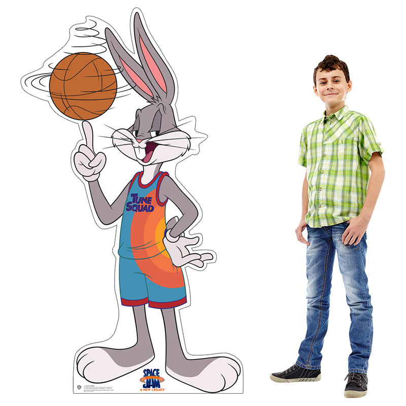 BUGS BUNNY "Space Jam: A New Legacy" Cardboard Cutout Standup / Standee