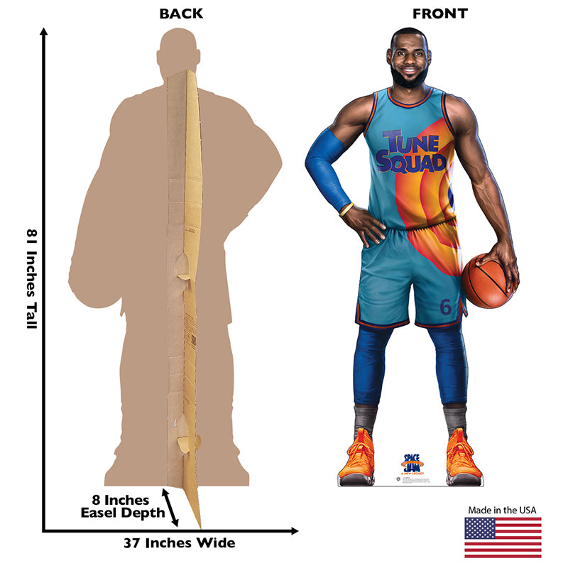 LEBRON JAMES "Space Jam: A New Legacy" Cardboard Cutout Standup / Standee