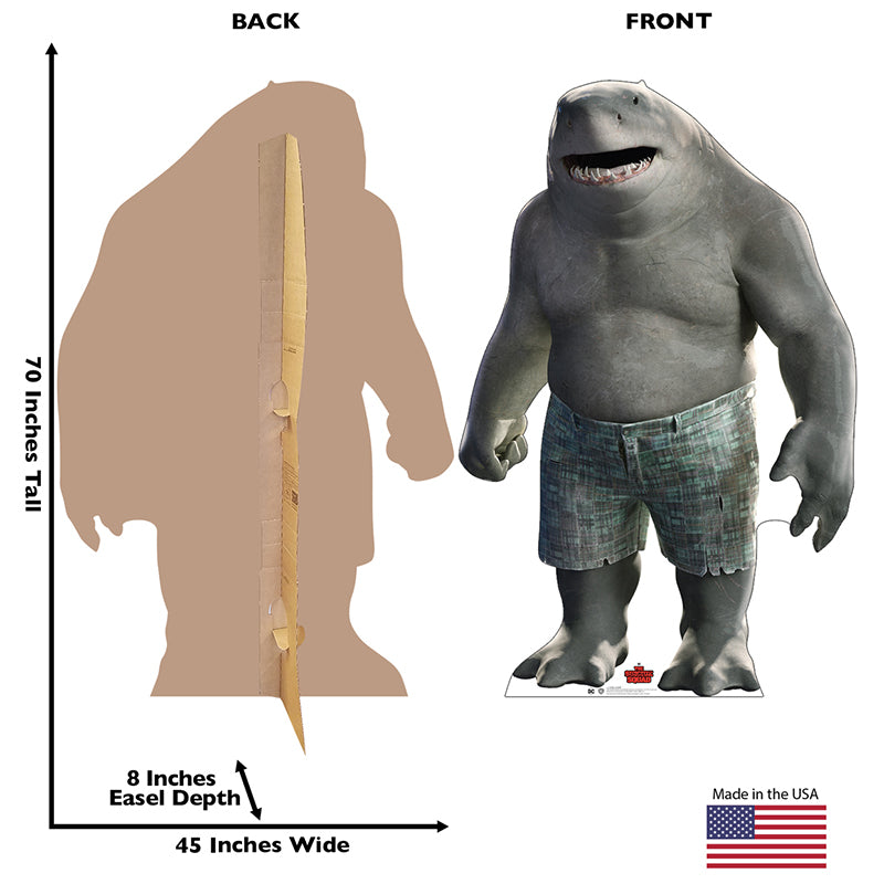 KING SHARK / NANAUE "The Suicide Squad" Cardboard Cutout Standup / Standee
