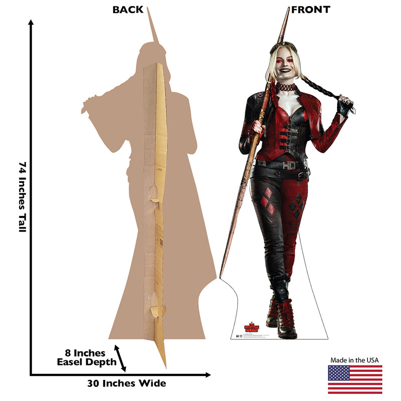 HARLEY QUINN "The Suicide Squad" Cardboard Cutout Standup / Standee