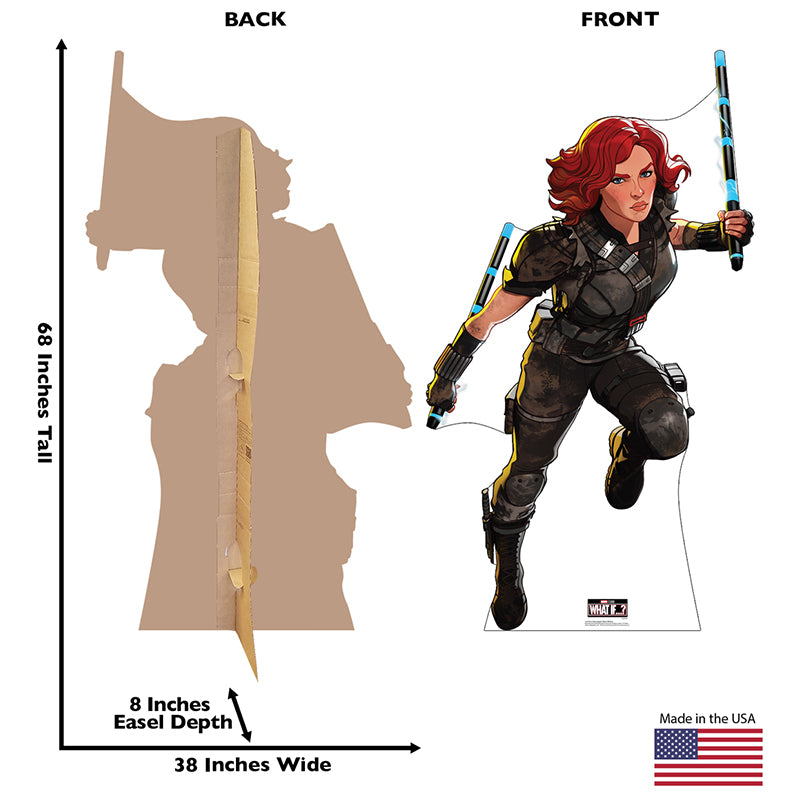POST-APOCALYPTIC BLACK WIDOW "What If...?" Cardboard Cutout Standup / Standee