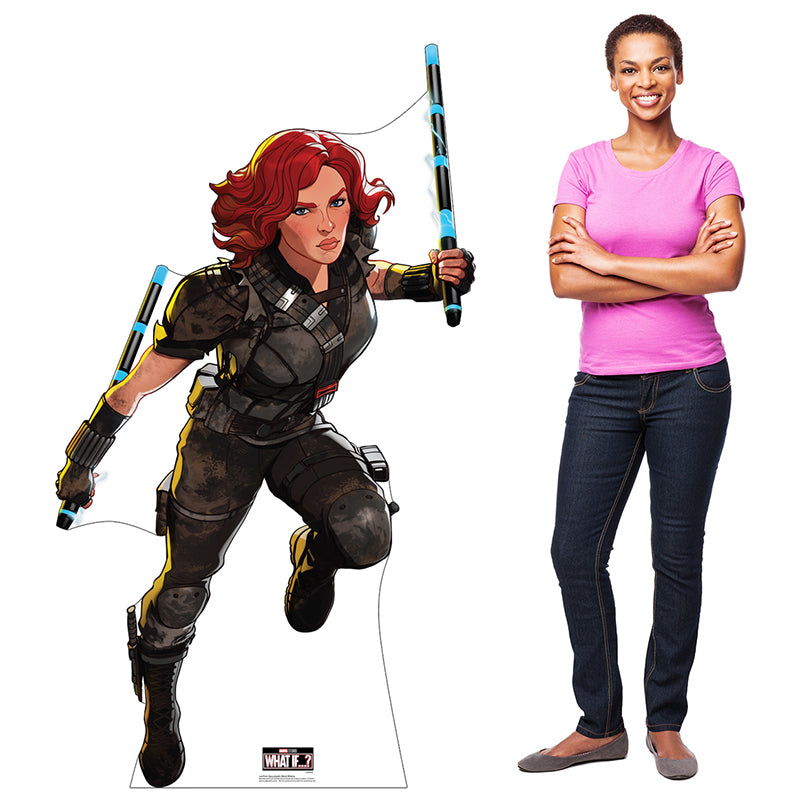 POST-APOCALYPTIC BLACK WIDOW "What If...?" Cardboard Cutout Standup / Standee