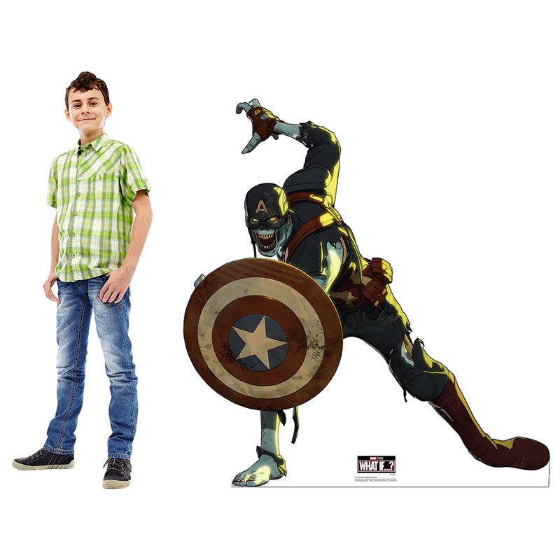 ZOMBIE CAPTAIN AMERICA "What If...?" Cardboard Cutout Standup / Standee