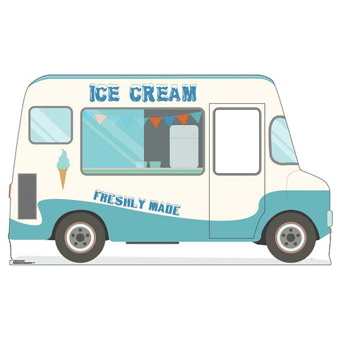 ICE CREAM TRUCK STAND-IN Cardboard Cutout Standup / Standee
