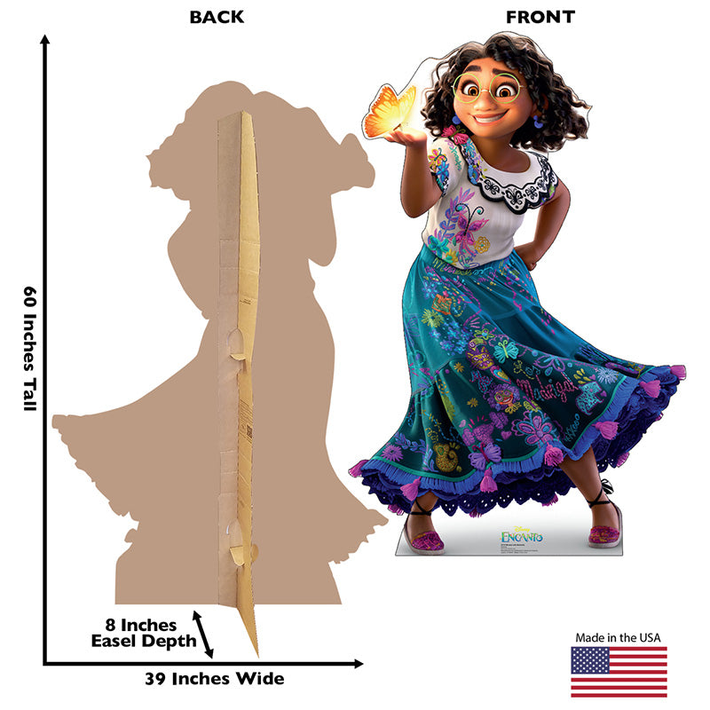 MIRABEL MADRIGAL WITH BUTTERFLY "Encanto" Cardboard Cutout Standup / Standee