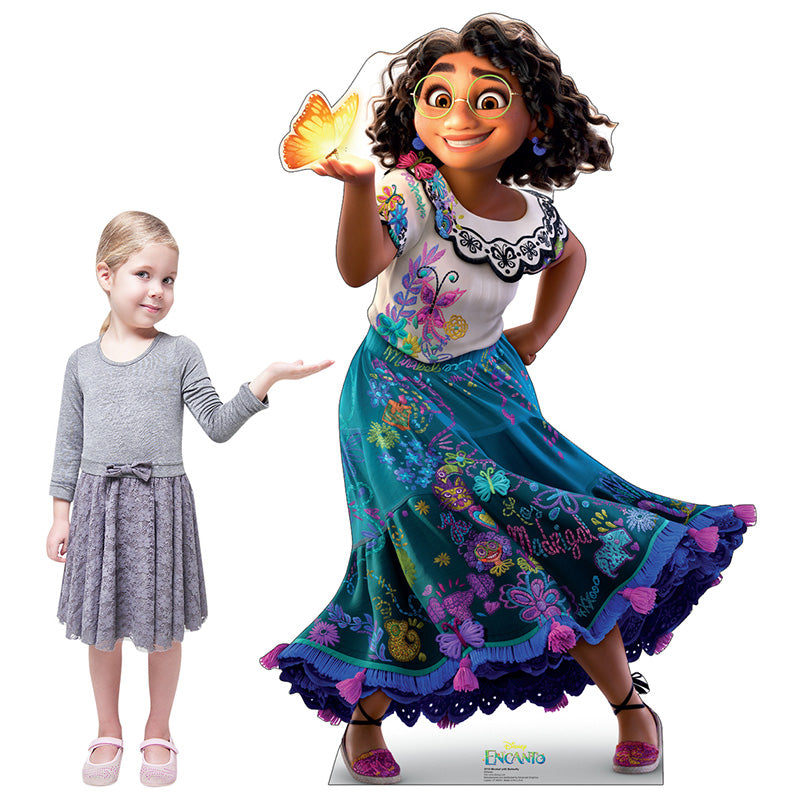 MIRABEL MADRIGAL WITH BUTTERFLY "Encanto" Cardboard Cutout Standup / Standee