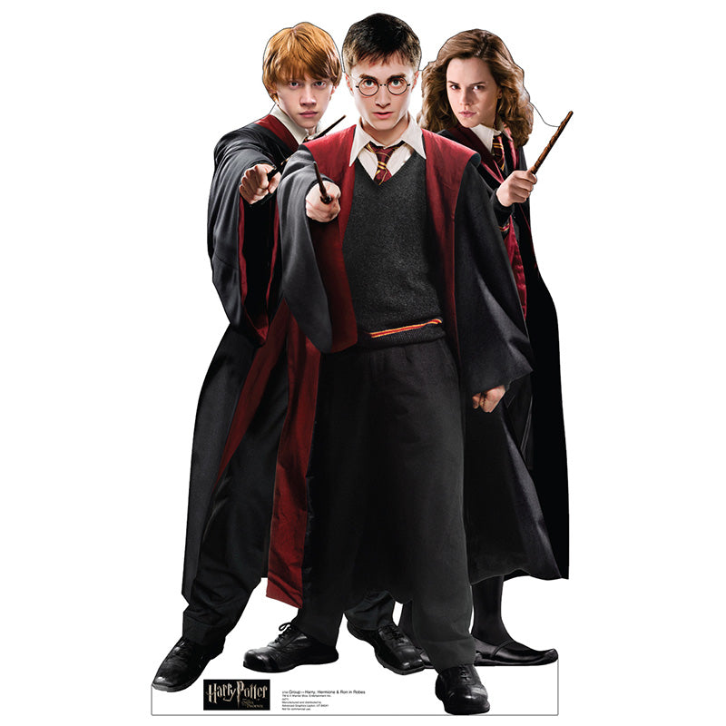 HARRY, HERMIONE AND RON