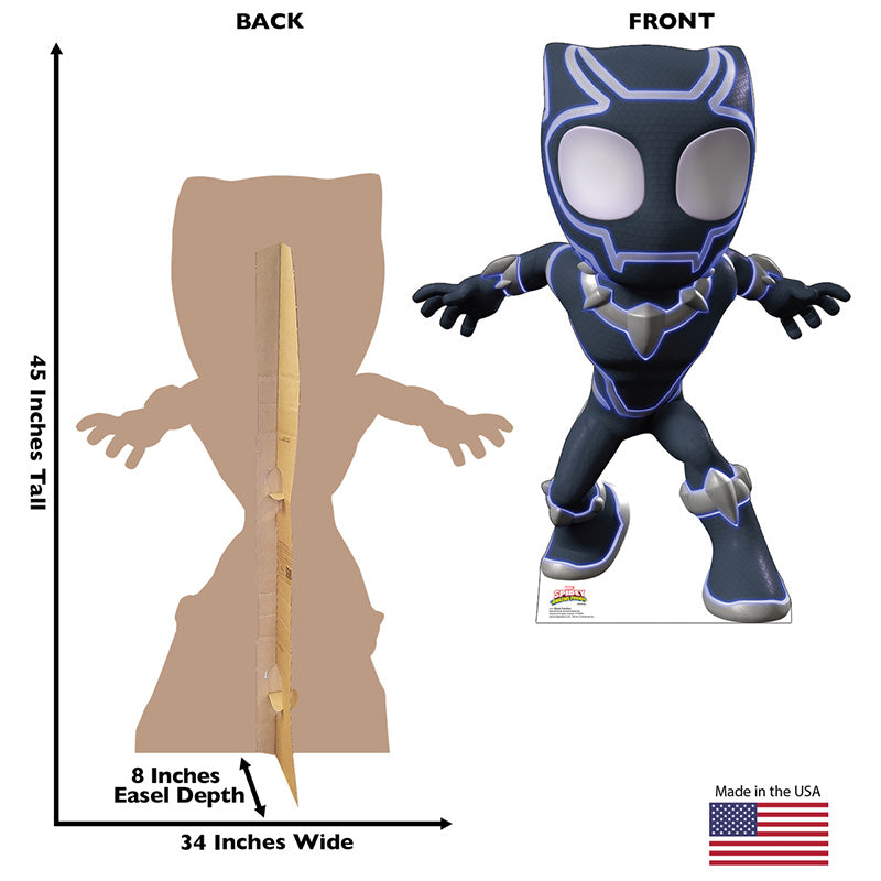 BLACK PANTHER "Spidey and His Amazing Friends" Cardboard Cutout Standup / Standee
