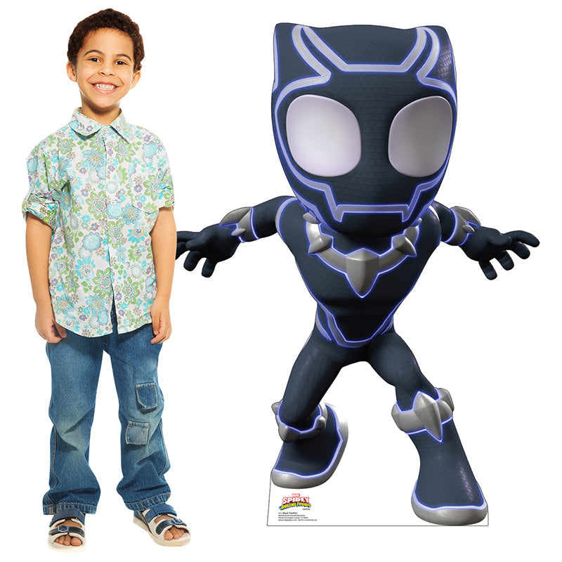 BLACK PANTHER "Spidey and His Amazing Friends" Cardboard Cutout Standup / Standee