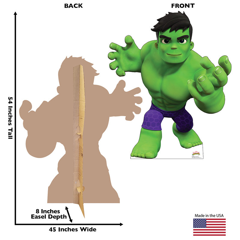 HULK "Spidey and His Amazing Friends" Cardboard Cutout Standup / Standee
