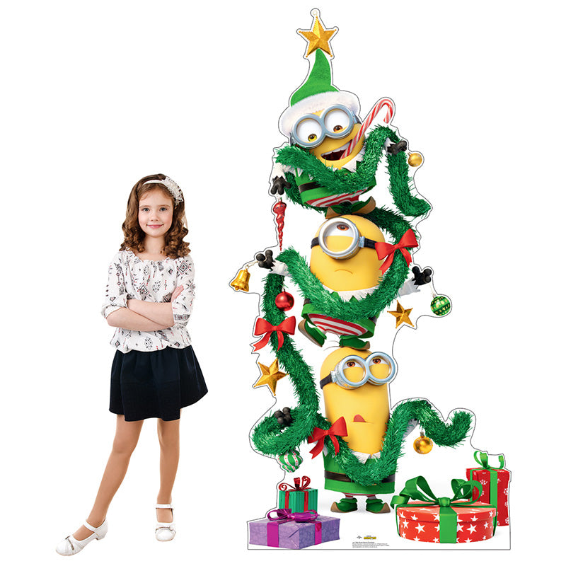BOB, STUART AND KEVIN CHRISTMAS "Minions" Cardboard Cutout Standup / Standee