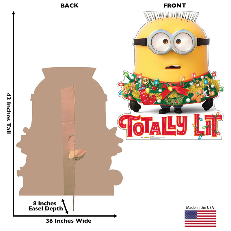 TOTALLY LIT CHRISTMAS "Minions" Cardboard Cutout Standup / Standee
