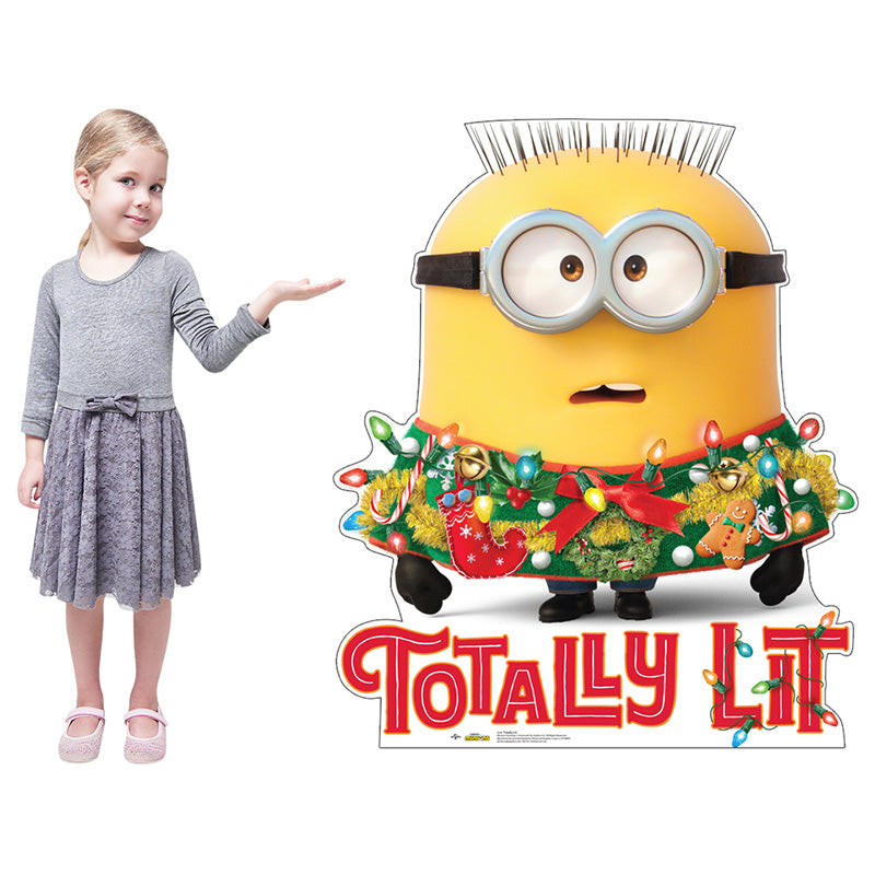 TOTALLY LIT CHRISTMAS "Minions" Cardboard Cutout Standup / Standee
