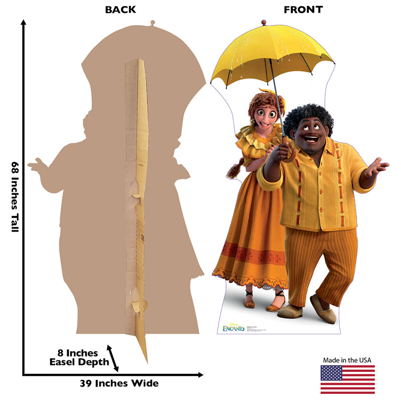 PEPA AND FELIX MADRIGAL "Encanto" Cardboard Cutout Standup / Standee