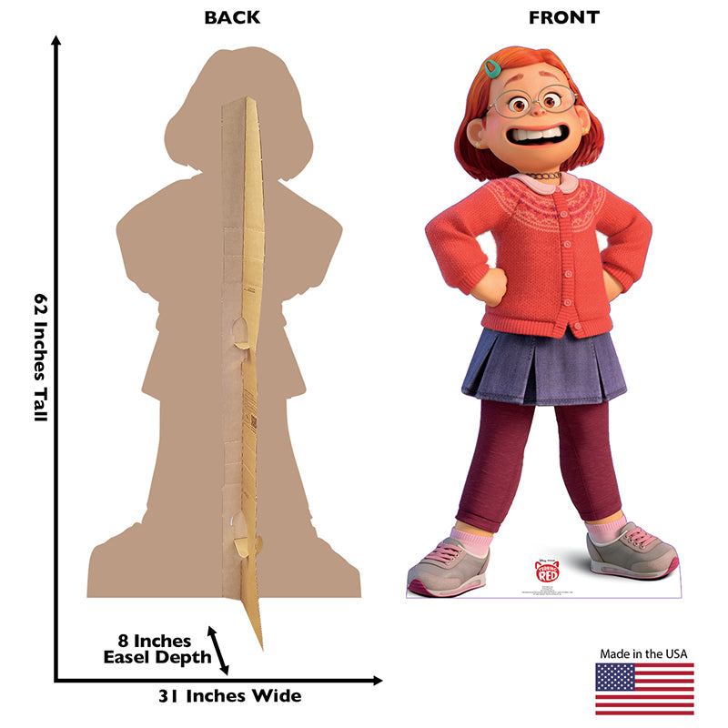 MEILIN (MEI) LEE "Turning Red" Cardboard Cutout Standup / Standee