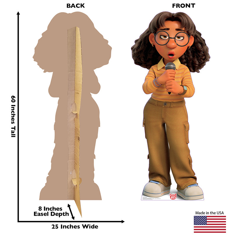 PRIYA DEWAN "Turning Red" Cardboard Cutout Standup / Standee